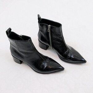 Everlane The Boss Boot Patent Leather Block heel